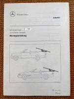 Original Montageanleitung Mercedes Benz Heck-Skihalter Typ 124 Niedersachsen - Hagen Vorschau