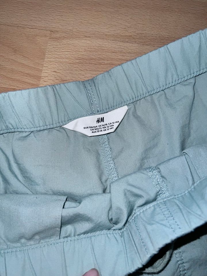 Kurze Hose, H&M, mintgrün, junge, 158/164, in Kempten