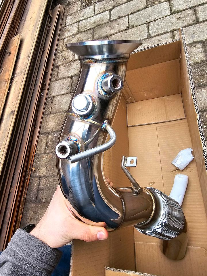 BMW E60 E61 535d Downpipe 70mm Partikelfilter Ersatzrohr in Aurich