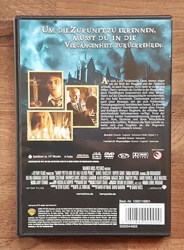 Harry Potter und der Halbblutprinz (DVD) in Braunschweig