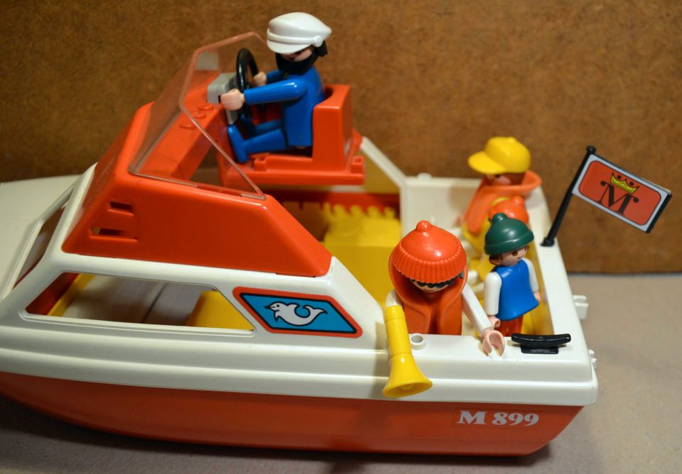Playmobil 3498 Klicky Schiff Boot mit Figuren Selten Rar ! in Dresden