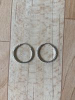 Creolen / Ohrringe mit Struktur Silber Modeschmuck | 2,5 cm | Neu Innenstadt - Köln Altstadt Vorschau