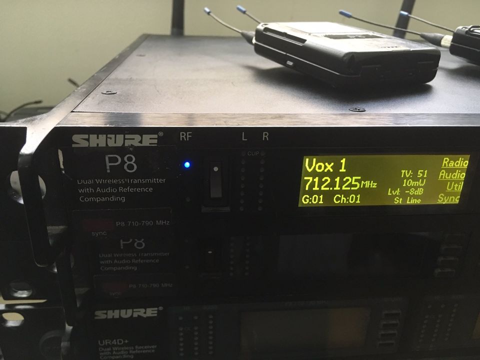Shure PSM1000 + 2 P10R body, Top used SET, P8 710-790 Mhz in München