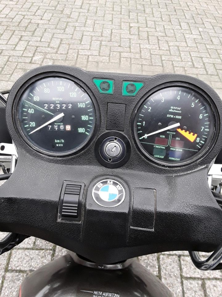 Motorrad Oldtimer BMW R45 in Großheide