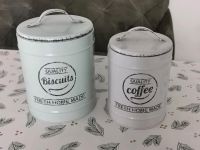 Vintage Blech Dosen, Kaffee und Biscuits, Pastellfarben Bayern - Unterpleichfeld Vorschau