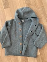 Hessnatur Wolljacke, 100 % Schurwolle, grau, Größe 98/104 Frankfurt am Main - Bornheim Vorschau