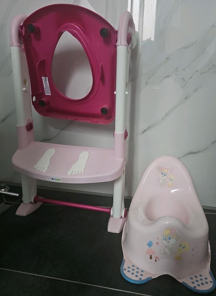 Windelfrei werden - Töpfchen und Toilettensitz Treppe für Kinder in Kamp-Lintfort