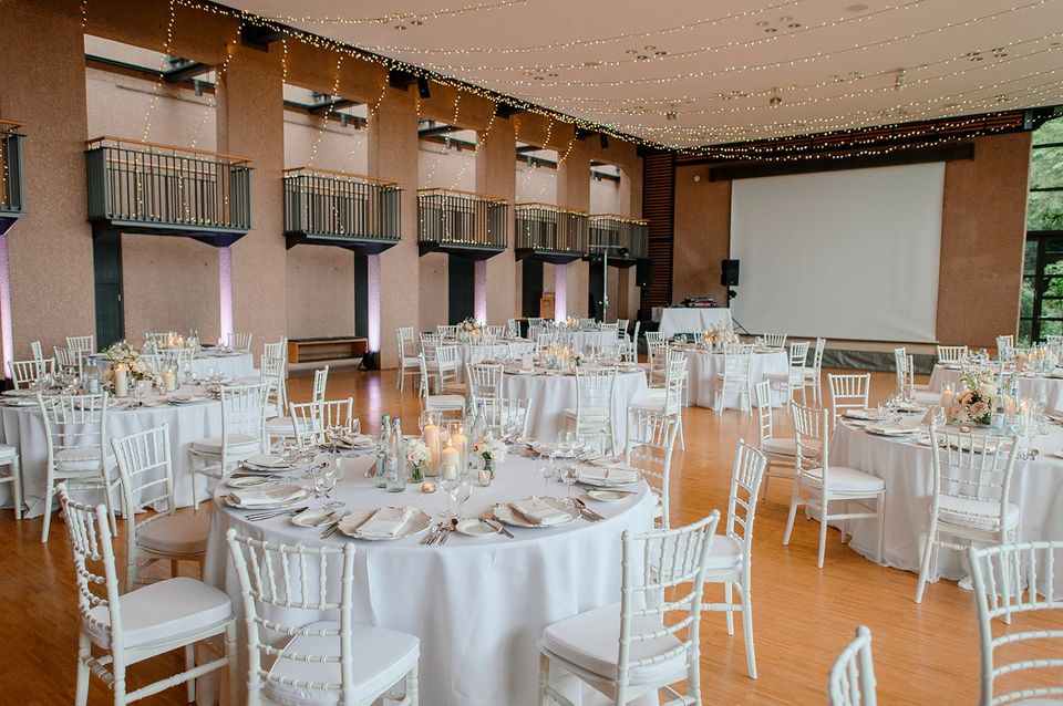 Runde Banketttische Hochzeitstische mieten - 180cm Durchmesser in Trier