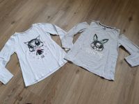 SET: 2x LA-Shirts mit Katzen+Hasen Print_Gr.110/116_TOP Niedersachsen - Wolfsburg Vorschau