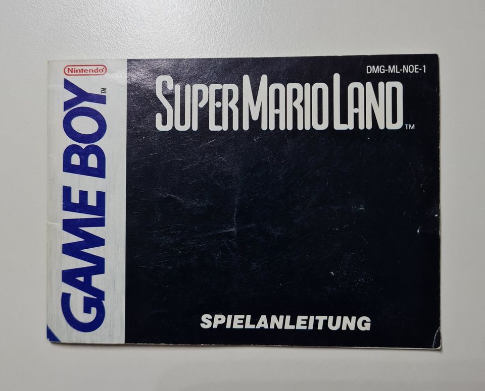 Spielanleitung für Gameboy-Spiel "Super Mario Land" in Kelkheim