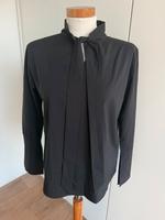 Elegante schwarze Bluse mit Bindekragen – Gr. M – NEU Düsseldorf - Volmerswerth Vorschau