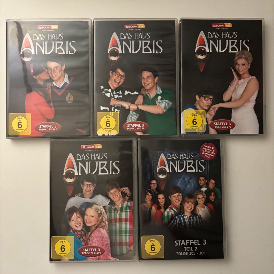 Das Haus Anubis DVD Staffel 1-3 in Großrosseln