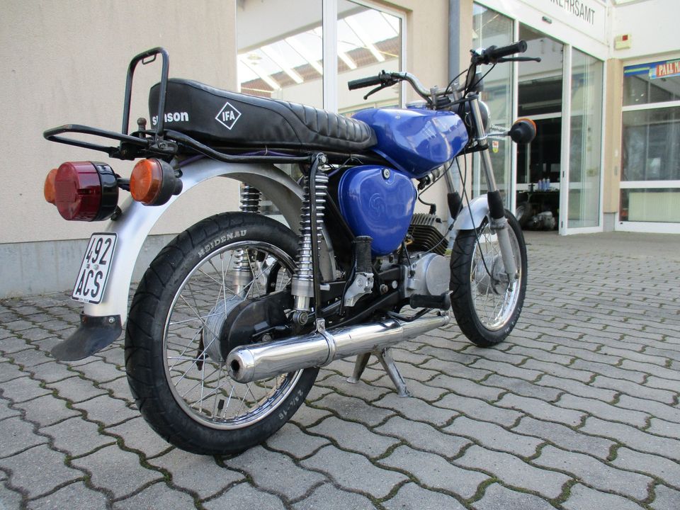 Simson S 50 unsere Nummer 128221 in Calau