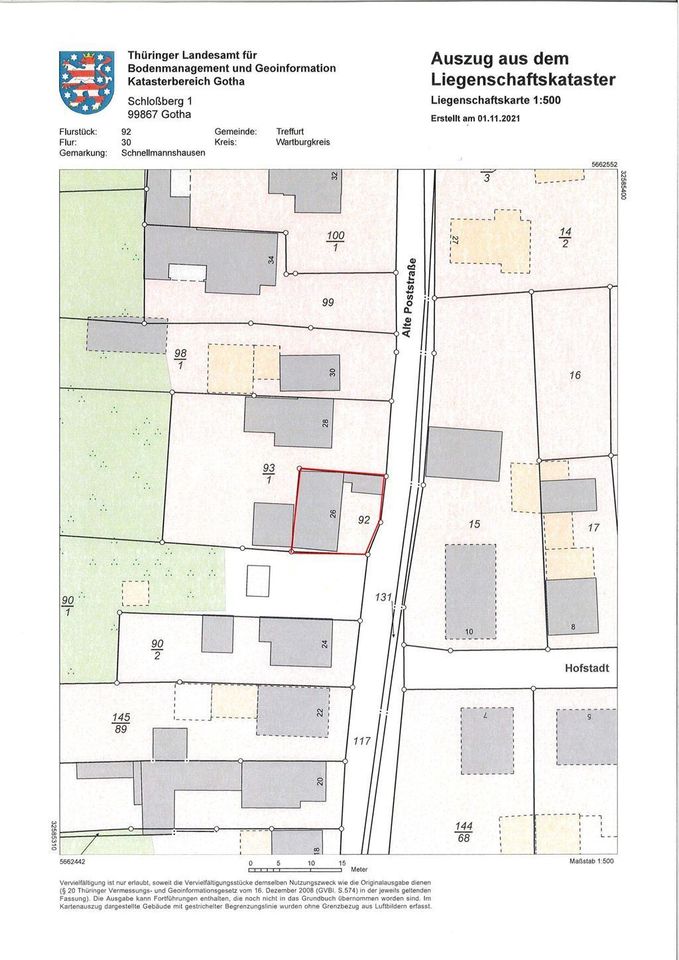 Großes Einfamilienhaus mit Garage in Schnellmannshausen in Treffurt