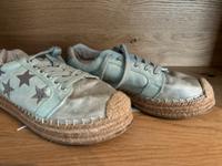Soccx Sommerschuhe Gr. 40 mint grau Sterne Bayern - Nüdlingen Vorschau