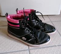 Turnschuhe Sneaker Knöchelschuhe LACOSTE Gr. 37 schwarz Sachsen - Chemnitz Vorschau