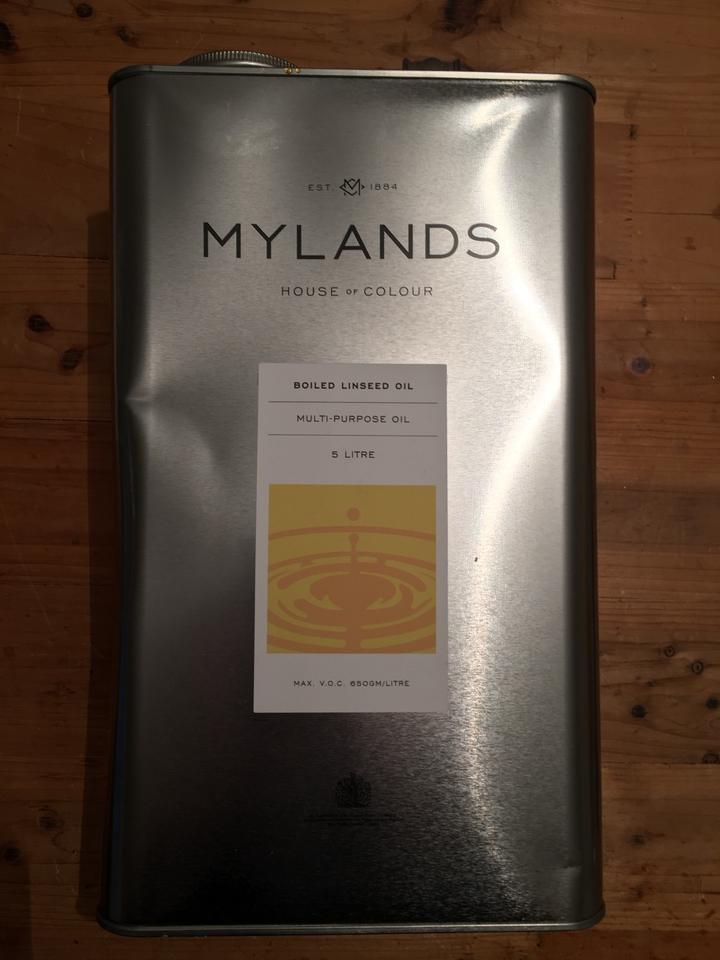 Double Boiled Linseed Oil der Fa. Mylands / Leinöl 5 L Kanister in München