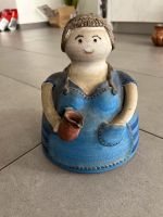 Ton Figur Frau Bauer Alt Vintage Glocke Haube Keramik Baden-Württemberg - Aalen Vorschau