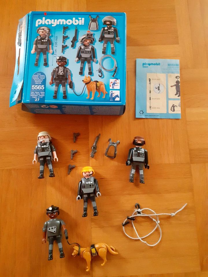 Playmobil 5565 SEK mit Polizeihund in Edermünde