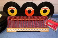 Großer Vintage Plattenhalter Plattofix für 50 Singles Dortmund - Innenstadt-Ost Vorschau
