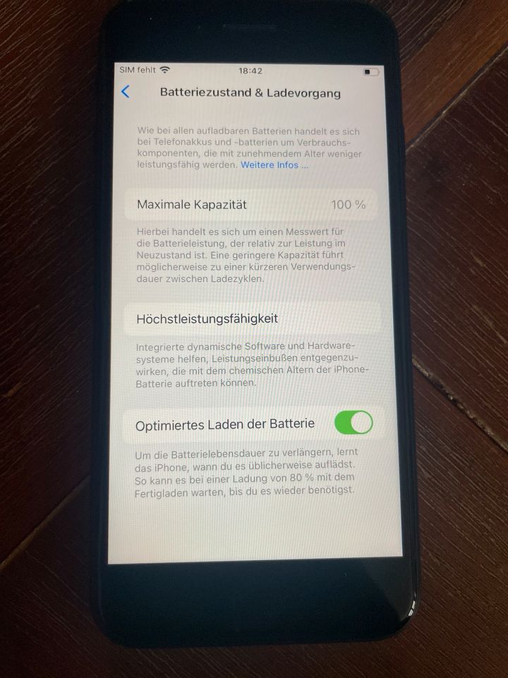 iPhone SE 64GB black schwarz, Akku NEU, mit Garantie, wie NEU in Leipzig
