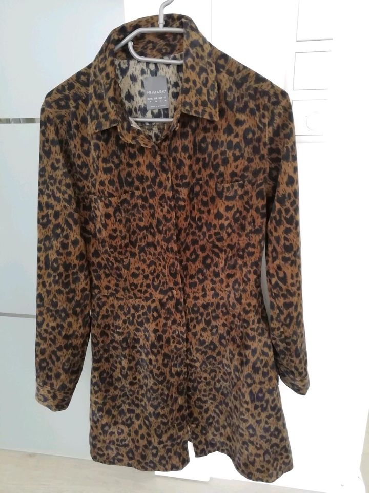 Leo Kleid, Minikleid, Cord, Leopardenprint in Olching