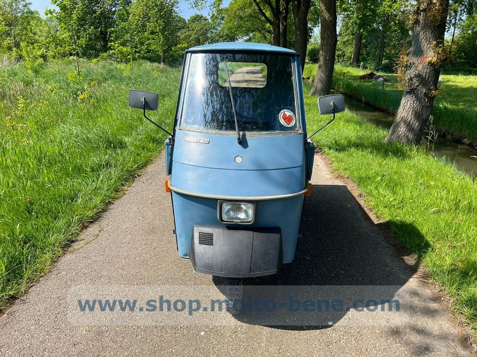 Piaggio Ape 50 Vintage Vespa Dreirad Tuktuk TL3T Pritsche in Kleve