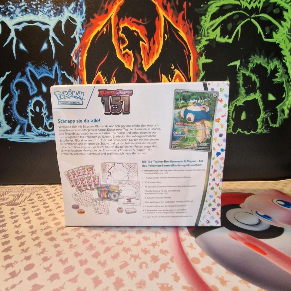 Pokemon 151 Booster, Top Trainer Box, Poster Kollektion - Deutsch in Tönisvorst