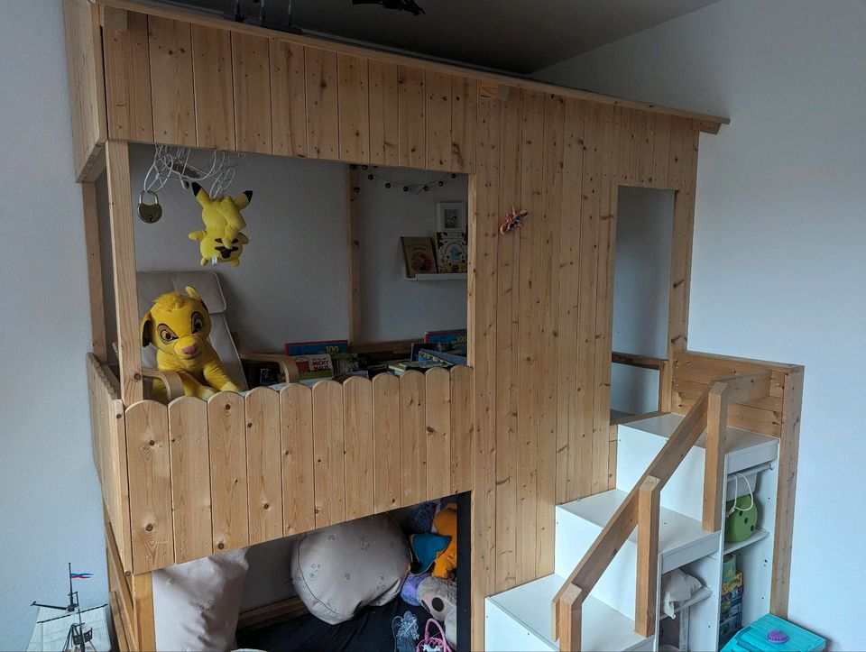 Hochbett als Haus (Ikea Kura) selbstgemacht in Sachsen - Chemnitz |  Babywiege gebraucht kaufen | eBay Kleinanzeigen ist jetzt Kleinanzeigen