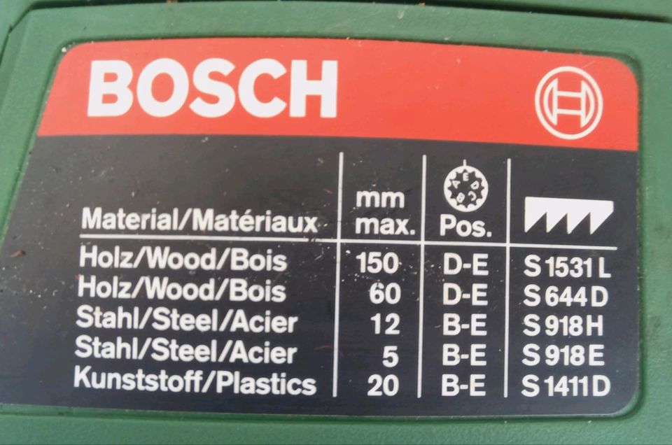 Bosch PFZ 550 E elektr. Fuchsschwanz Universalsäge in Landshut