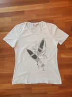 SHE T-Shirt Gr. 38 M weiß mit Motiv Oberteil Niedersachsen - Celle Vorschau