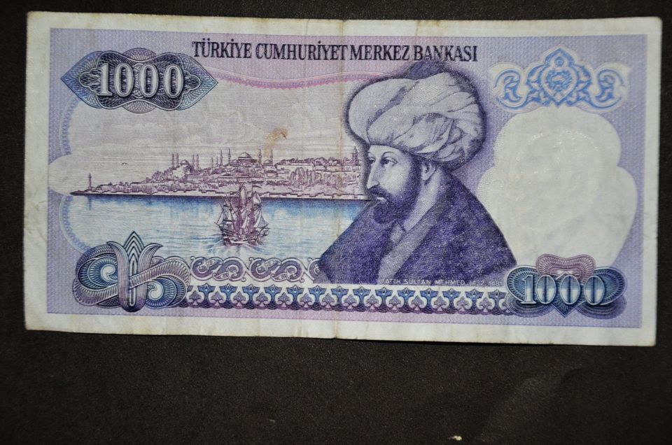 Geldschein - Türkei - 1000 Lira in Malchin