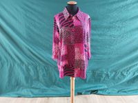 Bluse pink/schwarz gemustert Gr. 46 Nordrhein-Westfalen - Grevenbroich Vorschau