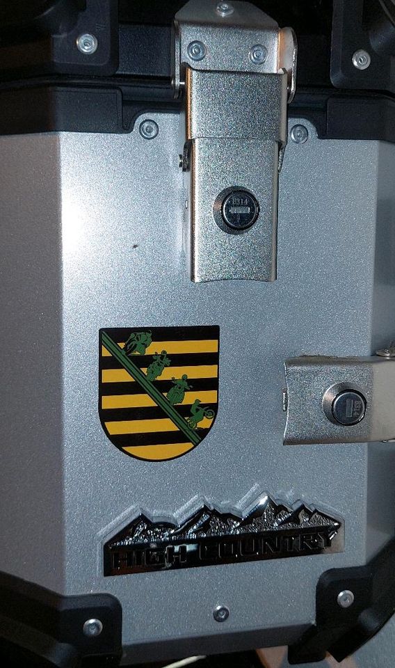 NEU:  Sachsen Wappen Biker Aufkleber / Sticker - Ostdeutschland in Glauchau
