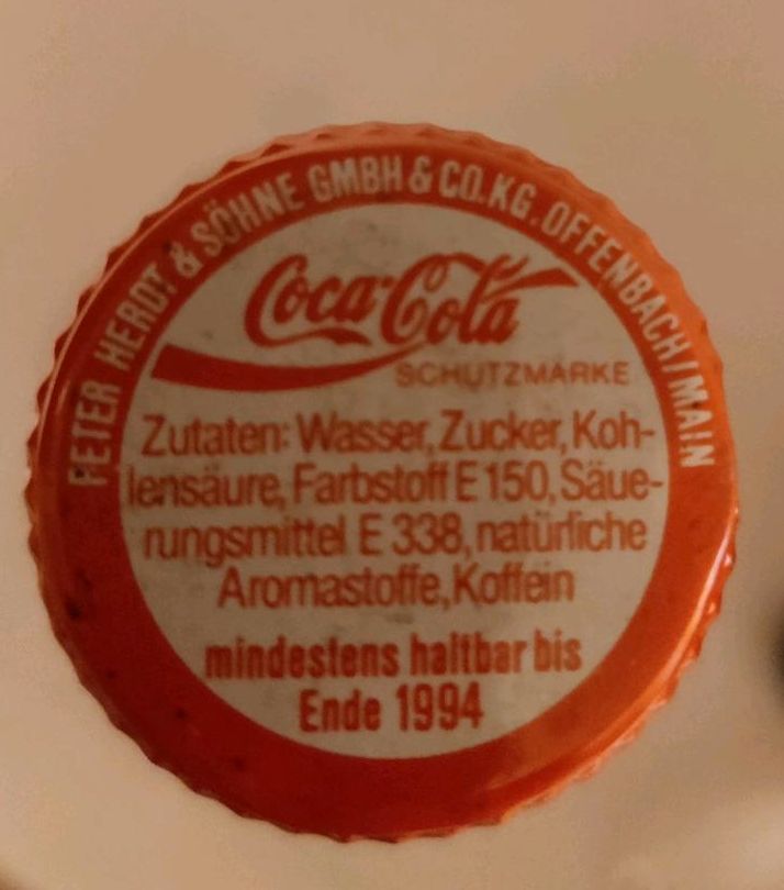 Coca Cola Flasche Disney 1994 original verschlossen mit Sticker in Dietzenbach