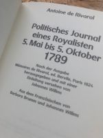 De Rivarol, Politisches Journal eines Royalisten; 1789, Revolutio Hessen - Wiesbaden Vorschau