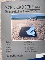 Picknickdecke light Camping Neu 140 x 152 cm Brandenburg - Zeuthen Vorschau