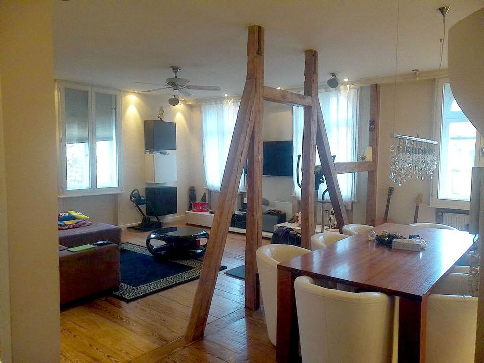 EXKLUSIVE, kernsanierte, 123m² große 3-Zimmer-Luxus-Altbau-Wohnung inkl. 50m² Terrasse! in Pforzheim