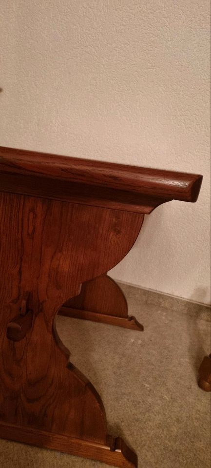 Beistelltisch Tisch Eiche 74x54x50x3,5 cm Vintage in Varel