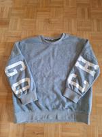 no name Pullover  Gr. XL  grau Damen Oberteil Sweatshirt mit Prin Saarland - Ottweiler Vorschau