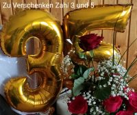 Luftballon Zahl Nummer.  3/5 (35/53) zu verschenken. Hessen - Wiesbaden Vorschau