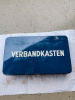 Alter Retro Blech Verbandskasten blau Oldtimer Bayern - Bischbrunn Vorschau