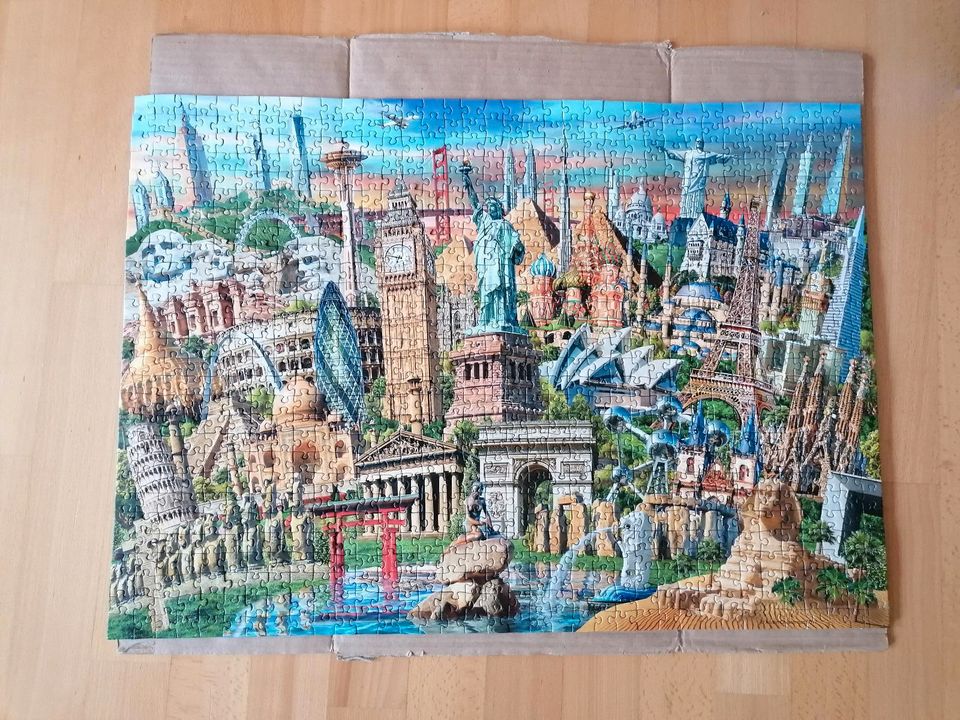 Ravensburger Puzzle 1000 Teile Sehenswürdigkeiten weltweit 198900 in Undenheim