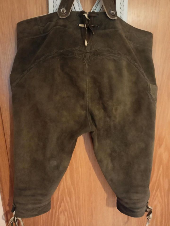 Meindl Lederhose / Bundhose Braun ca. Gr. 50-52 in Rohrdorf