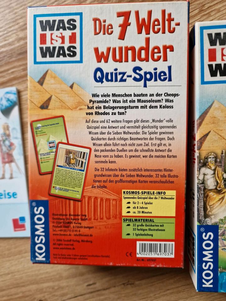 Was ist was die 7 Weltwunder Quiz Kartenspiel in Berlin