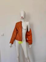 Aust Lederjacke Orange Gr. 38 Jacke echtes Leder Damen Leipzig - Möckern Vorschau