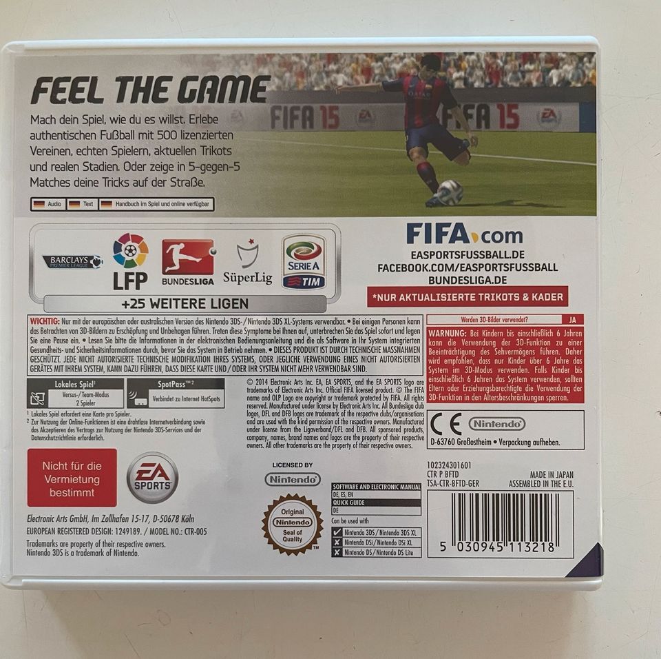 FIFA 15 Legacy Edition für 3 DS in Köln