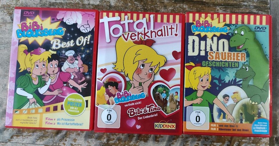 DVD'S Bibi Blocksberg Kiddinx 12201 12203 12204 in Neukirchen