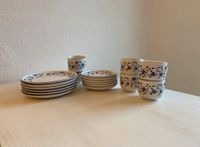 Kaffee- / Teeservice Weiß blau Blumen Vintage Retro Leipzig - Plagwitz Vorschau