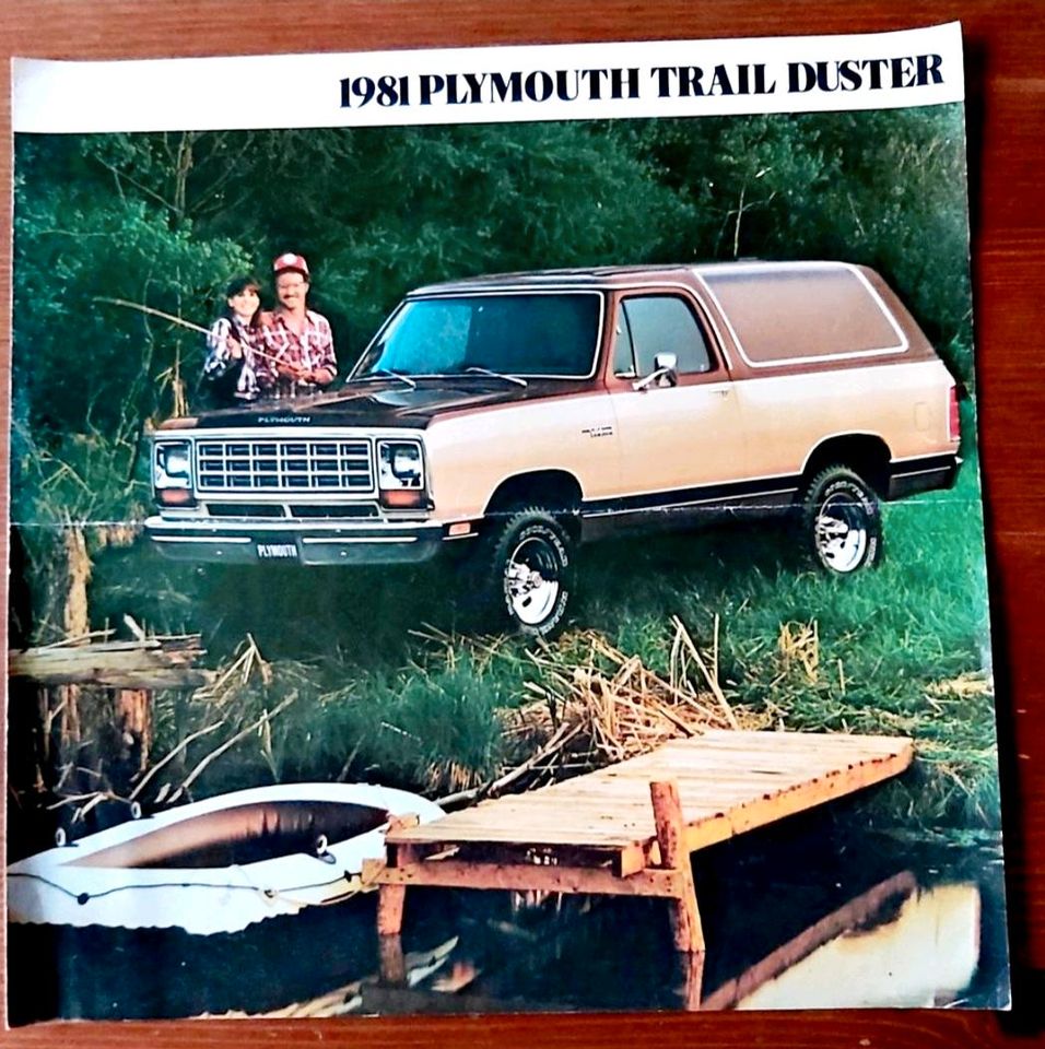 Prospekt Plymouth Trail Duster 1981  USA in Hildesheim